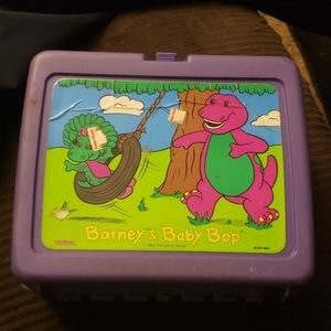 Barney & Baby Bop Thermos Lunchbox 1992